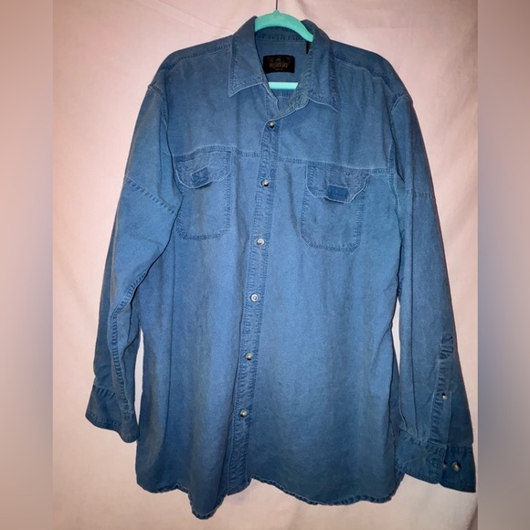 RedHead Blue Cotton Shirt - Picture 1 of 11